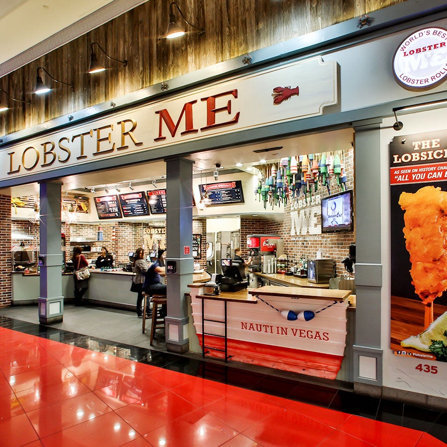 Entrance to Lobster ME located inside of Miracle Mile Shops