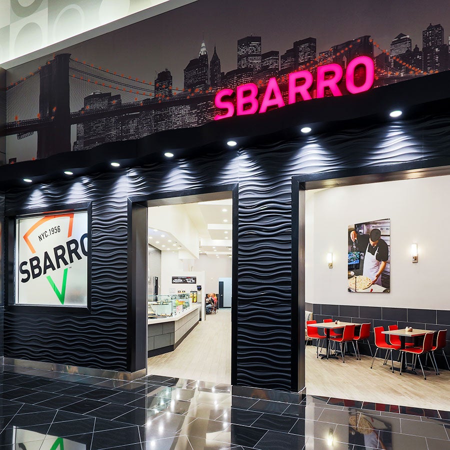 SBARRO location inside Miracle Mile Shops
