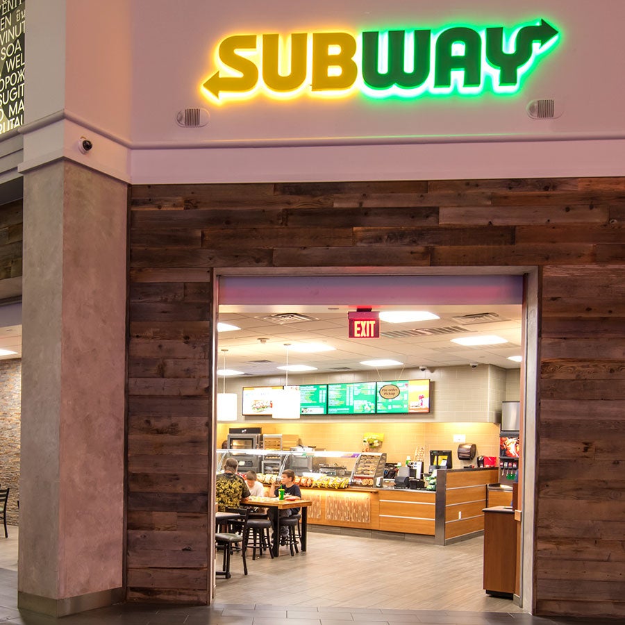 SubWay location inside Miracle Mile Shops