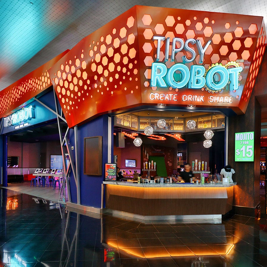 Tipsy Robot location inside Miracle Mile Shops
