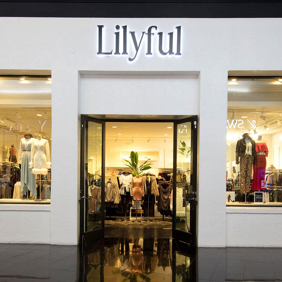 Lilyful store inside Miracle Mile Shops