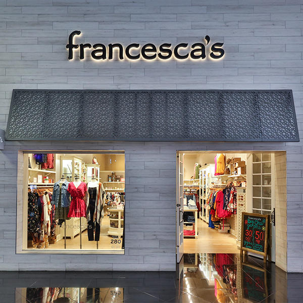 Francesca's store inside Miracle Mile Shops