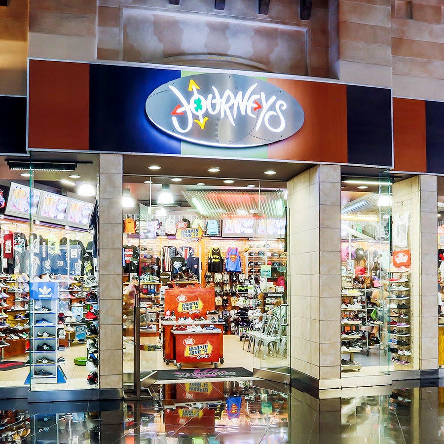 Journeys store inside Miracle Mile Shops