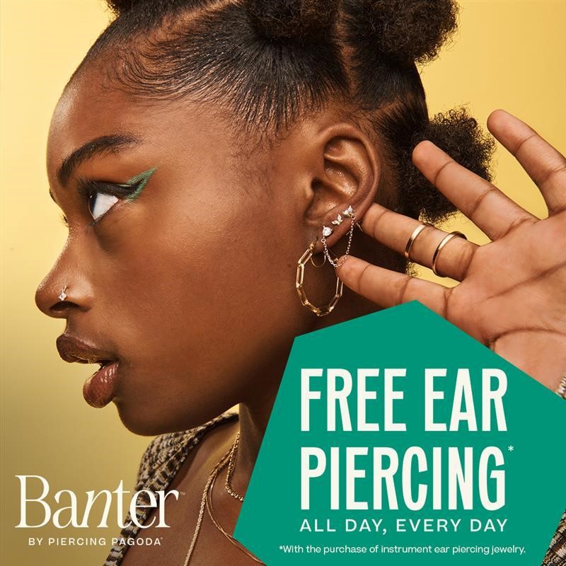 free ear piercing
