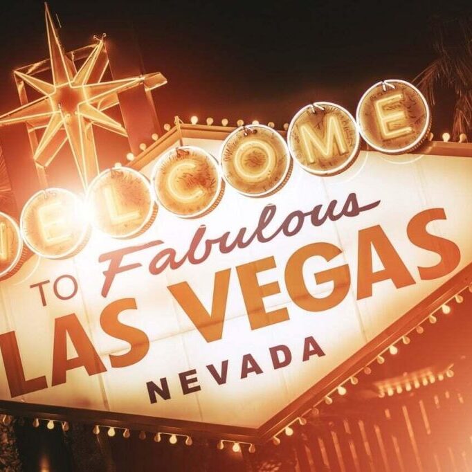 "Welcome To Las Vegas" sign