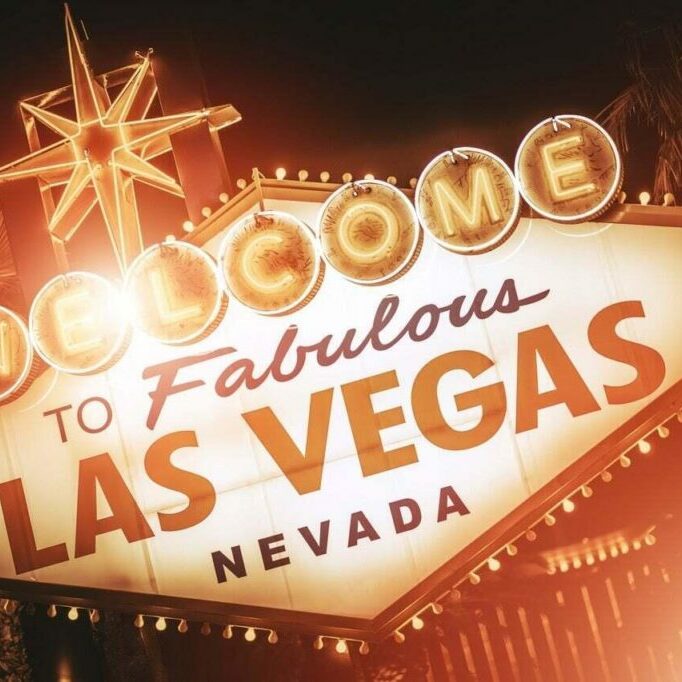 "Welcome To Las Vegas" sign